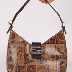 Rare Fendi Python Palmier Shoulder Bag - FashioNica