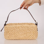 Rare Fendi Raffia & Marble Baguette - FashioNica