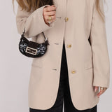 Rare Fendi Sequin Mini Croissant - FashioNica