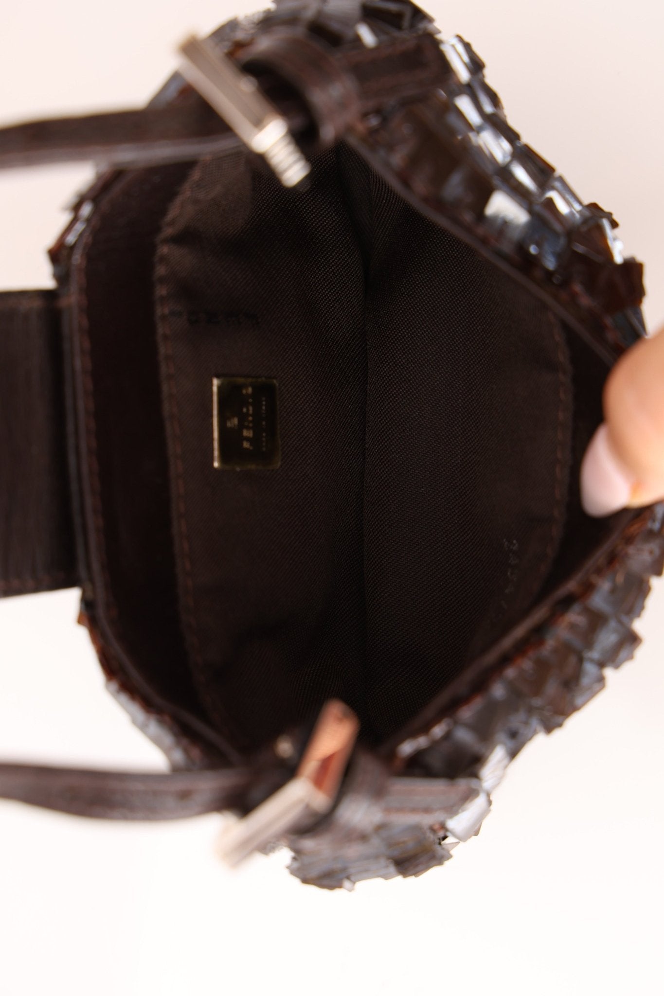 Rare Fendi Sequin Mini Croissant - FashioNica