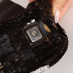 Rare Fendi Sequin Mini Croissant - FashioNica