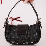 Rare Fendi Sequin Mini Croissant - FashioNica