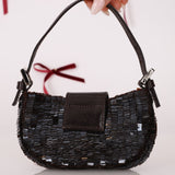 Rare Fendi Sequin Mini Croissant - FashioNica