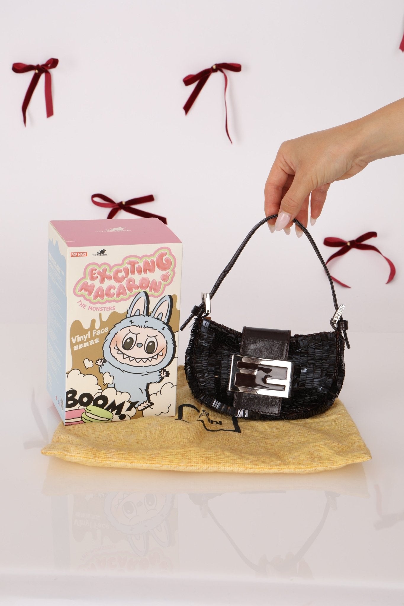 Rare Fendi Sequin Mini Croissant - FashioNica