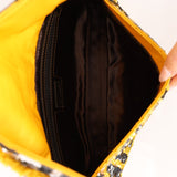 Rare Fendi Sequin Zucca Shearling Baguette - FashioNica