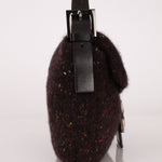 Rare Fendi Speckled Wool Baguette with Granite Stone - FashioNica