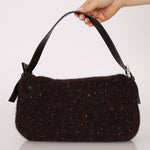 Rare Fendi Speckled Wool Baguette with Granite Stone - FashioNica