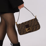 Rare Fendi Zucca Baguette GHW - FashioNica