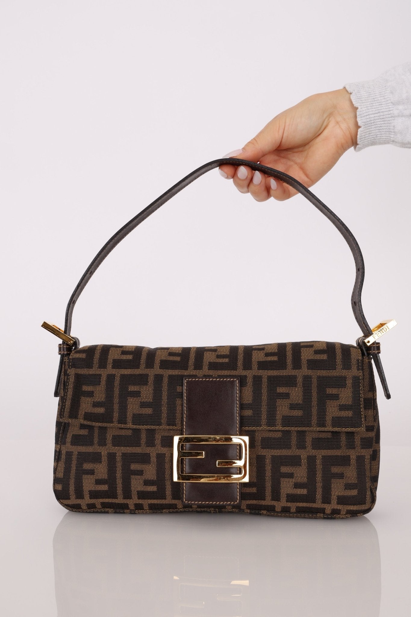 Rare Fendi Zucca Baguette GHW - FashioNica