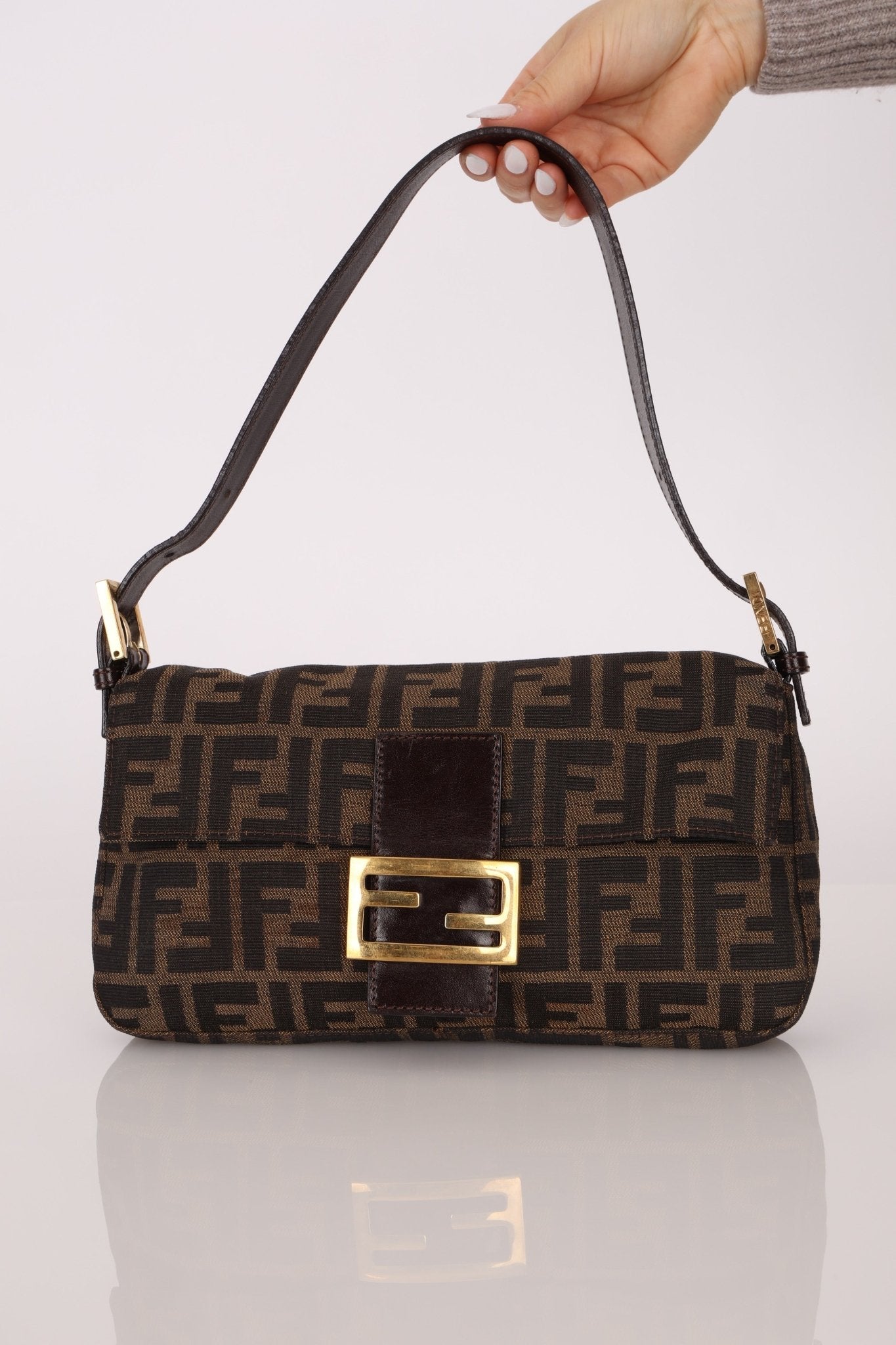 Rare Fendi Zucca Baguette GHW - FashioNica