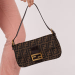 Rare Fendi Zucca Baguette GHW - FashioNica