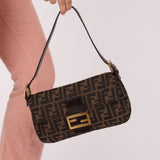 Rare Fendi Zucca Baguette GHW - FashioNica