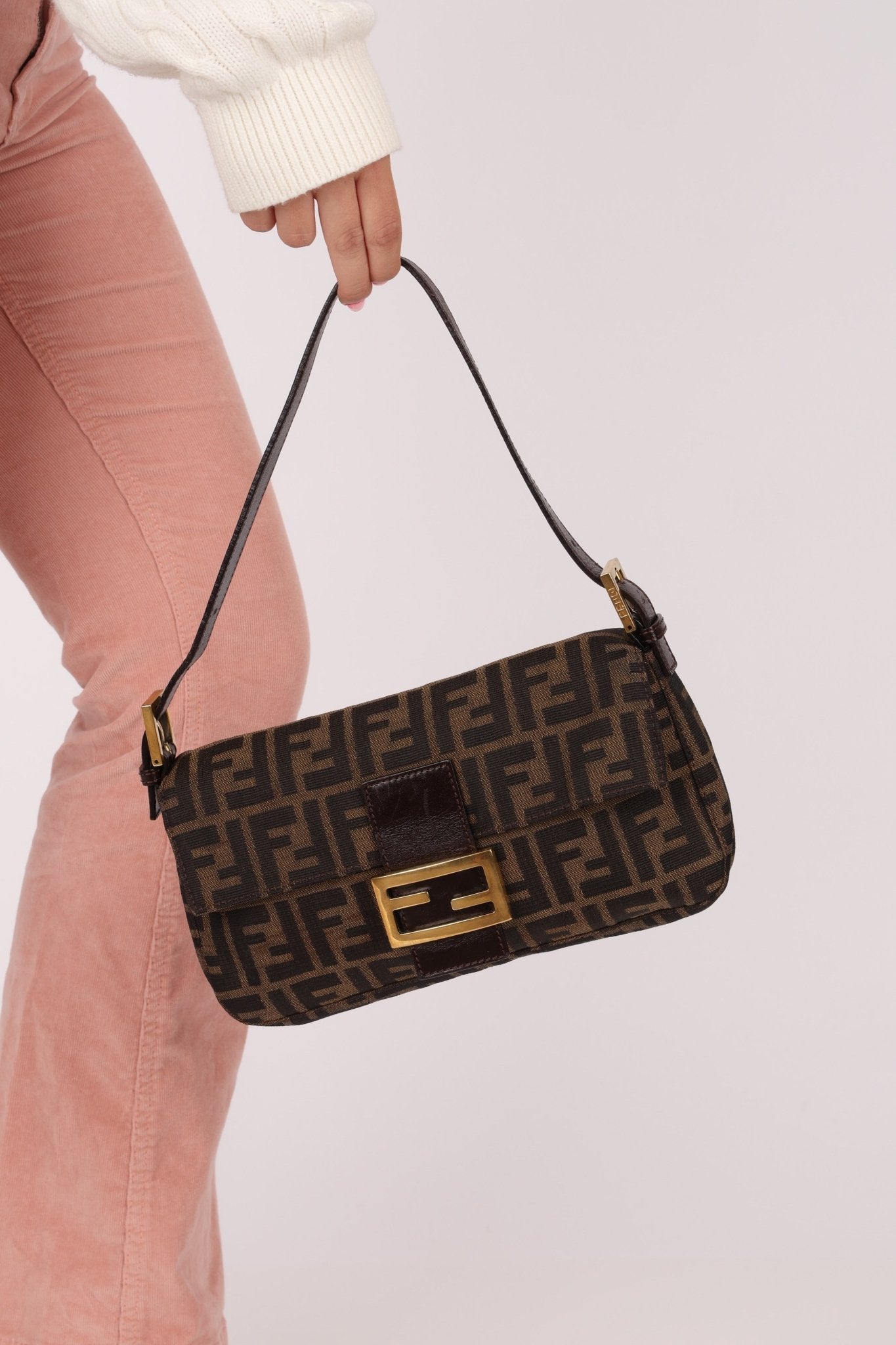 Rare Fendi Zucca Baguette GHW - FashioNica