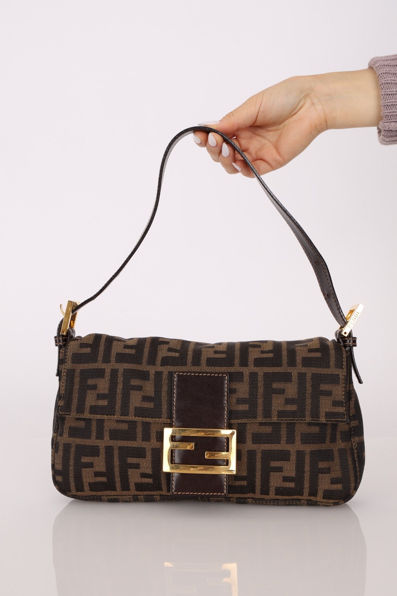 Rare Fendi Zucca Baguette GHW - FashioNica