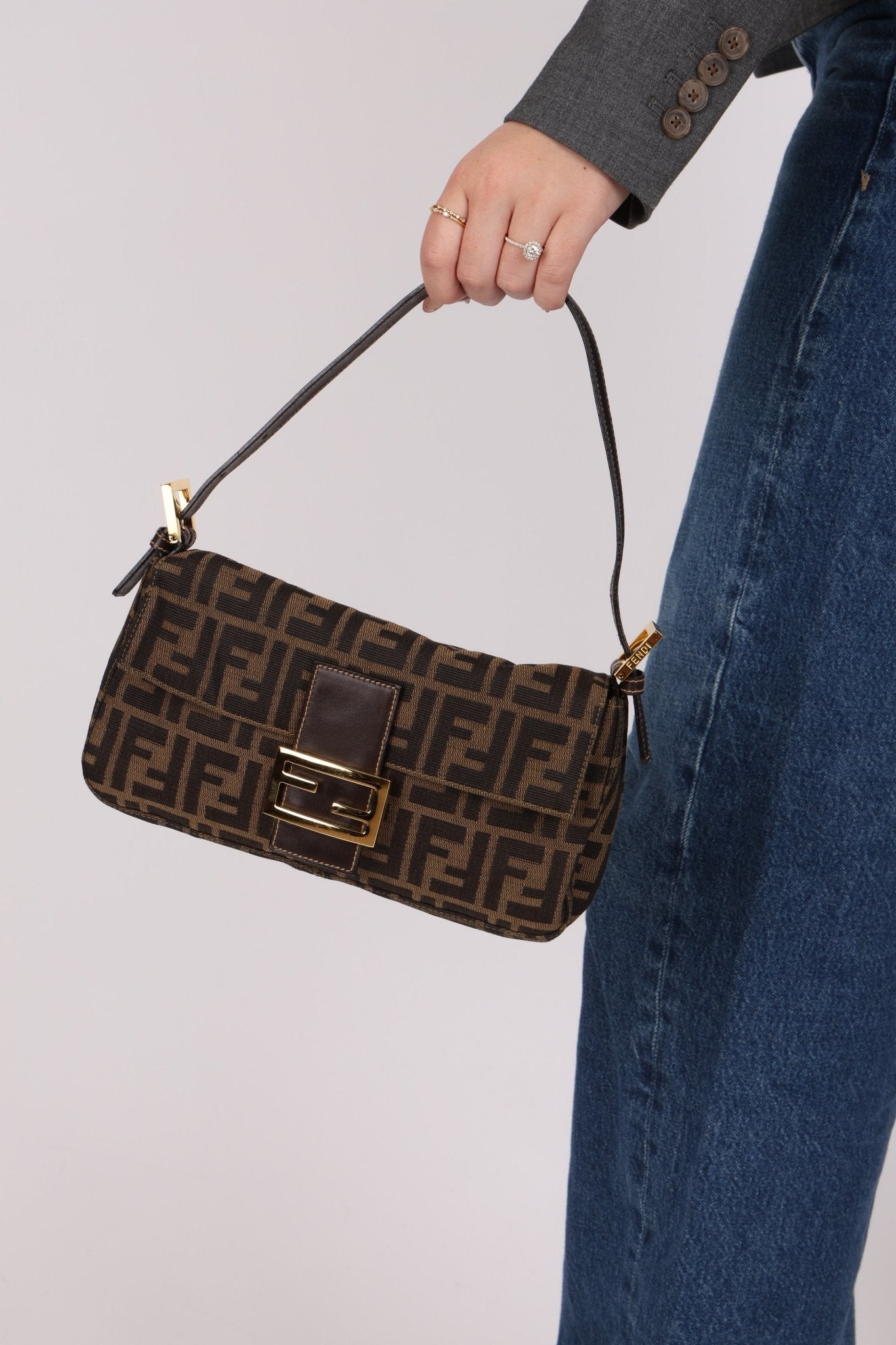 Rare Fendi Zucca Baguette GHW - FashioNica