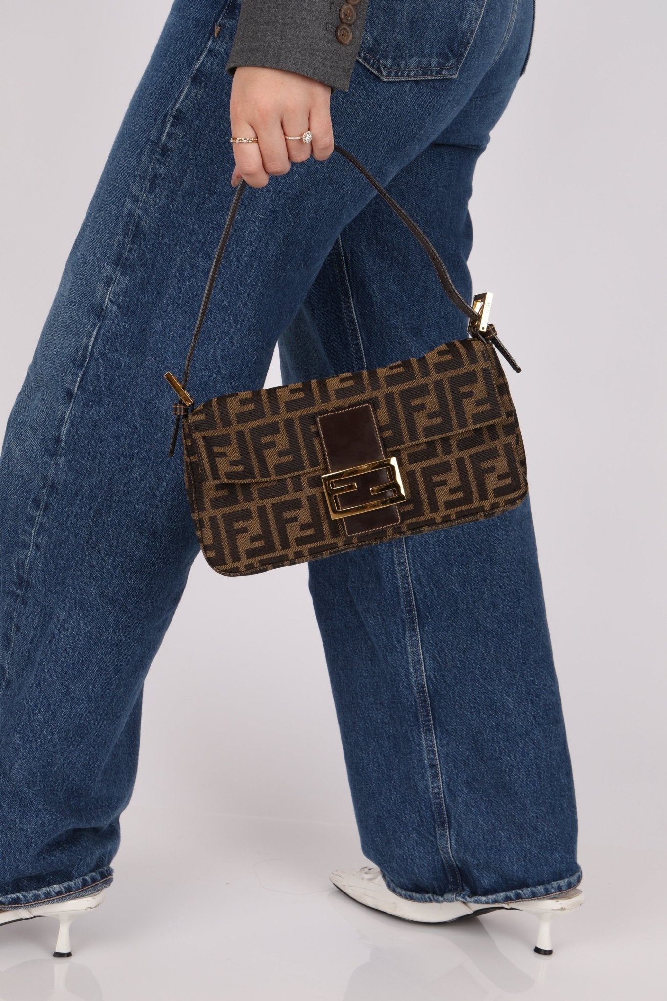 Rare Fendi Zucca Baguette GHW - FashioNica