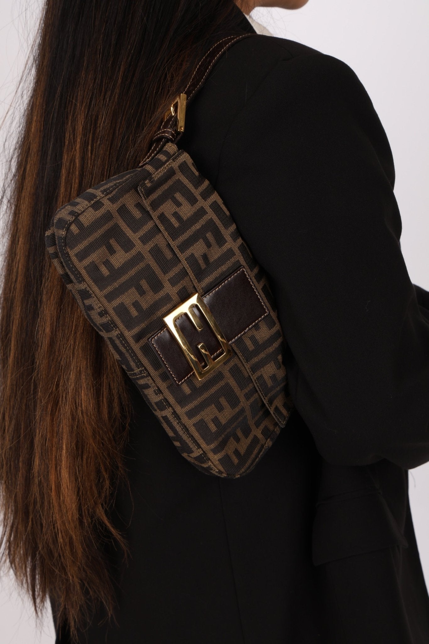 Rare Fendi Zucca Baguette GHW - FashioNica