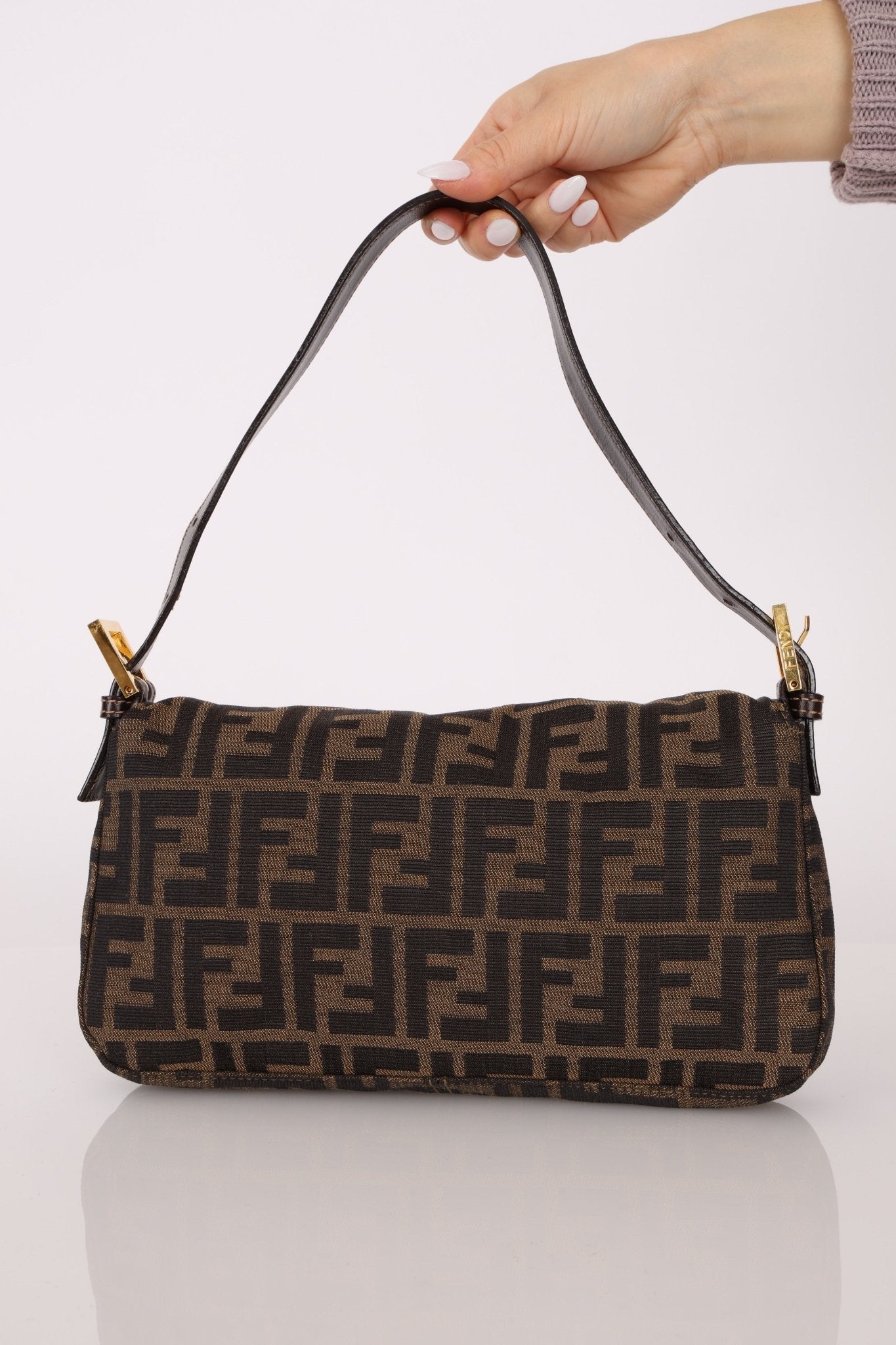 Rare Fendi Zucca Baguette GHW - FashioNica