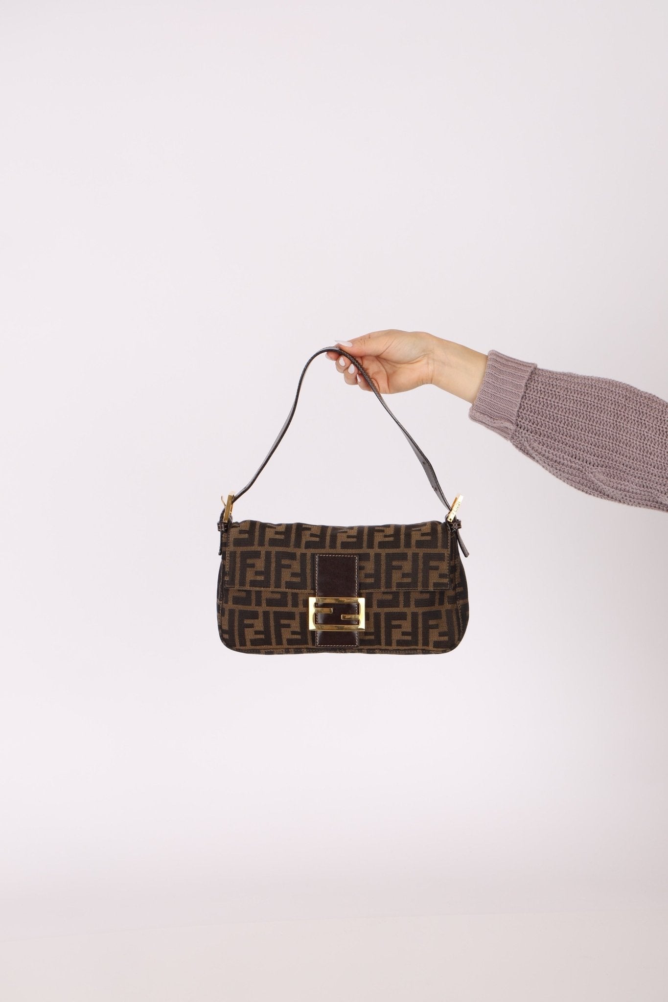 Rare Fendi Zucca Baguette GHW - FashioNica