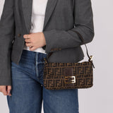 Rare Fendi Zucca Baguette GHW - FashioNica