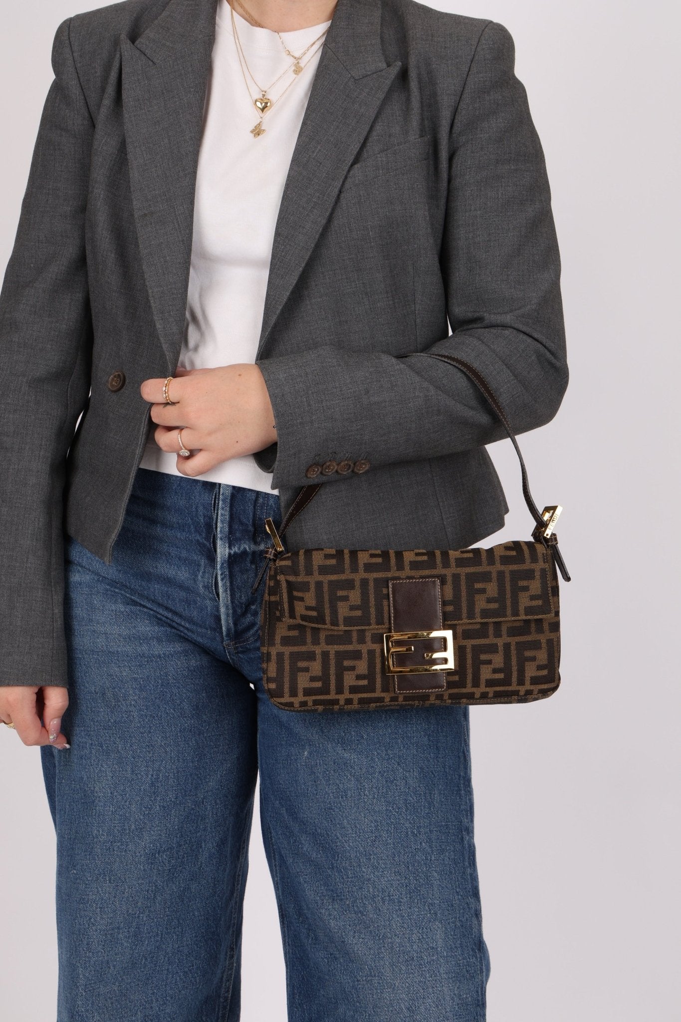 Rare Fendi Zucca Baguette GHW - FashioNica