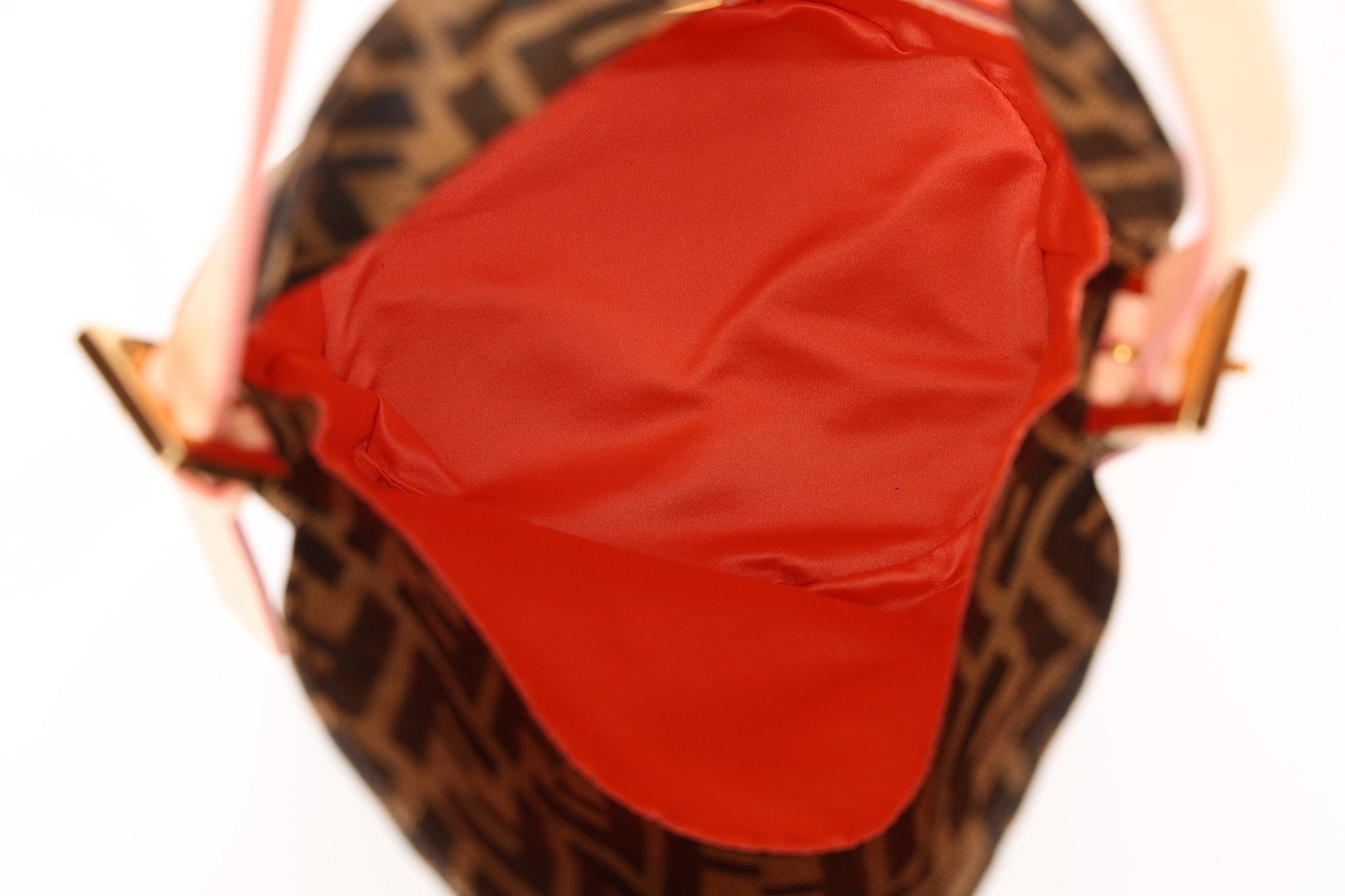 Rare Fendi Zucca Crystal Orchid Bucket Bag - FashioNica