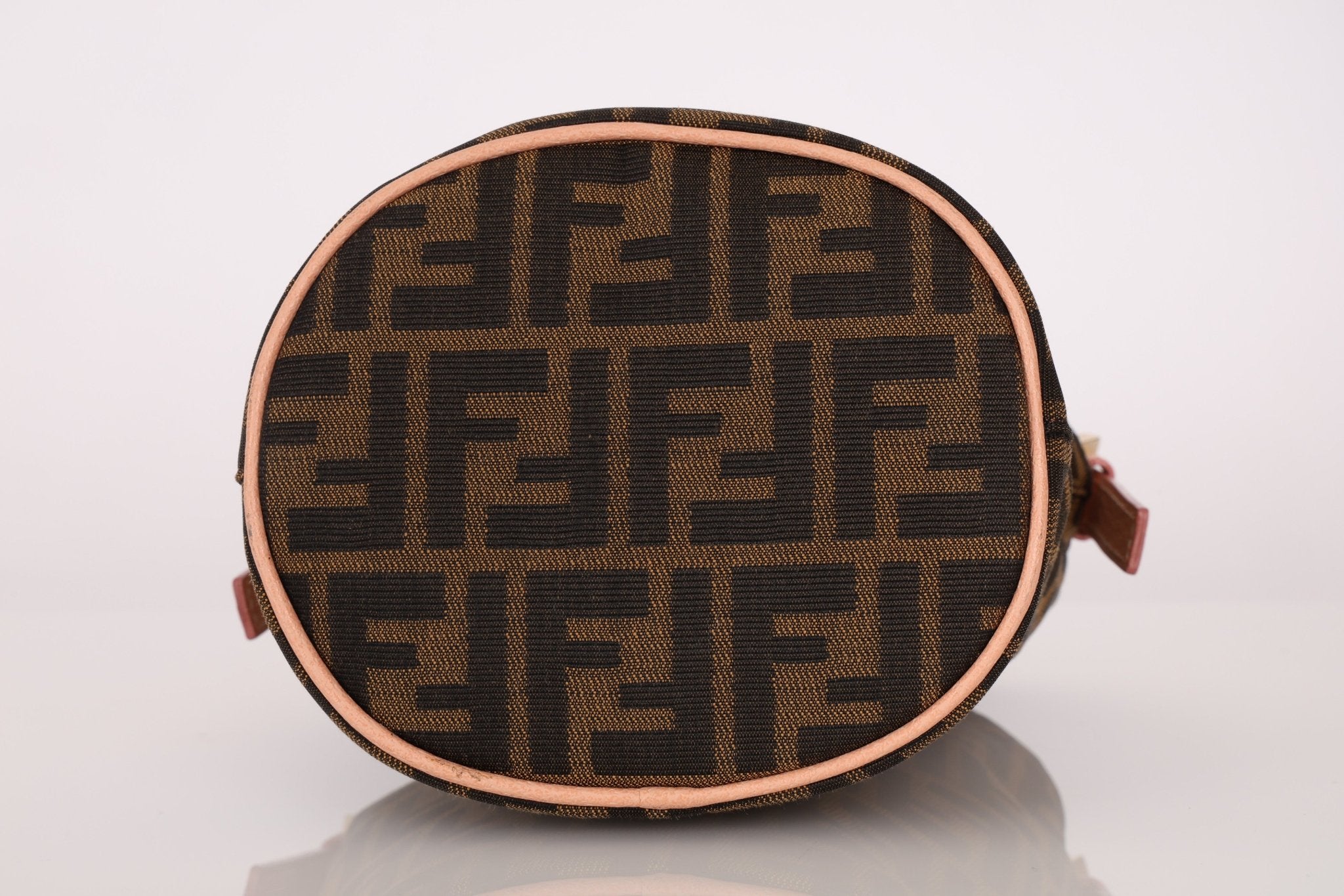 Rare Fendi Zucca Crystal Orchid Bucket Bag - FashioNica