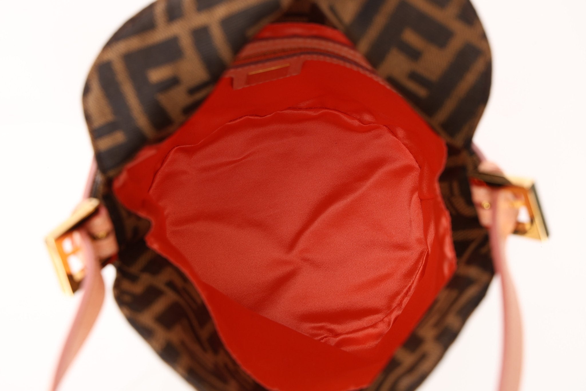 Rare Fendi Zucca Crystal Orchid Bucket Bag - FashioNica