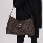 Rare Fendi Zucca Large Shoulder Bag - FashioNica