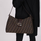 Rare Fendi Zucca Large Shoulder Bag - FashioNica