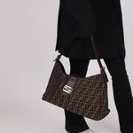 Rare Fendi Zucca Large Shoulder Bag - FashioNica