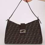 Rare Fendi Zucca Large Shoulder Bag - FashioNica