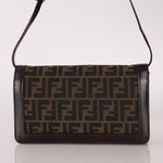 Rare Fendi Zucca Leather - Trimmed Baguette - FashioNica
