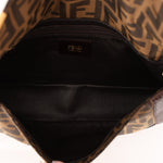 Rare Fendi Zucca Matte GHW Leather Edged Baguette - FashioNica