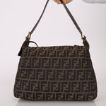 Rare Fendi Zucca Zip Mamma Baguette GHW - FashioNica