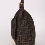 Rare Fendi Zucca Zip Mamma Baguette GHW - FashioNica
