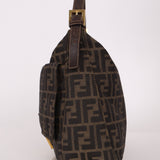 Rare Fendi Zucca Zip Mamma Baguette GHW - FashioNica