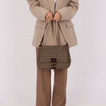 Rare Fendi Zucchino Mama Baguette GHW - FashioNica