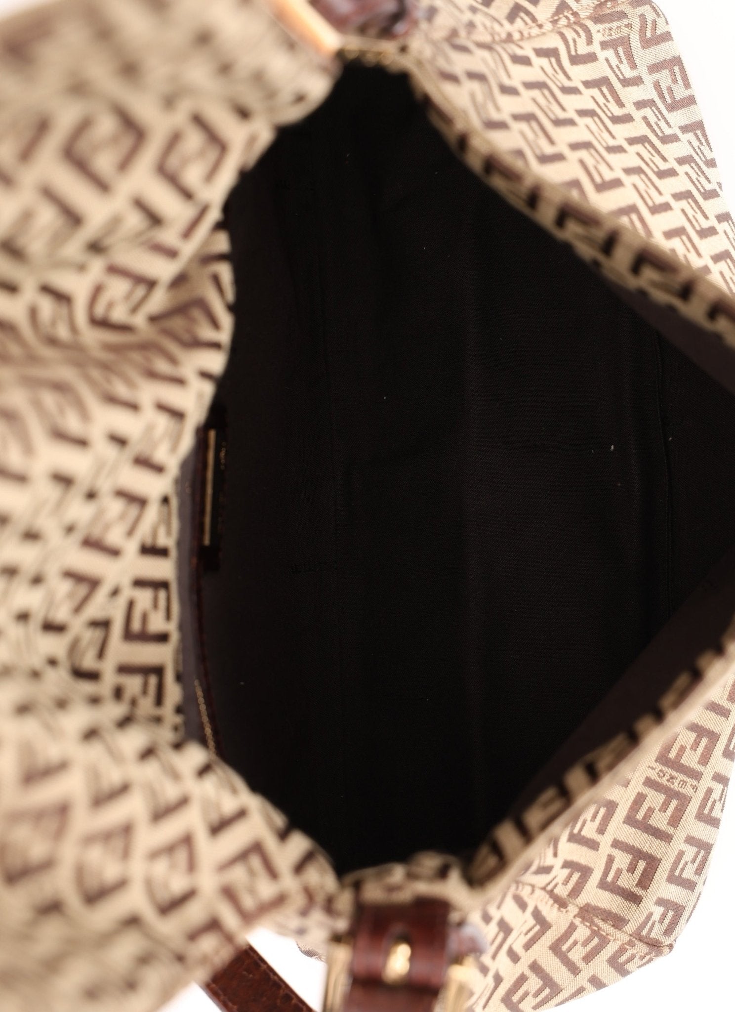 Rare Fendi Zucchino Mama Baguette GHW - FashioNica