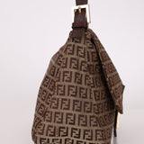 Rare Fendi Zucchino Mama Baguette GHW - FashioNica