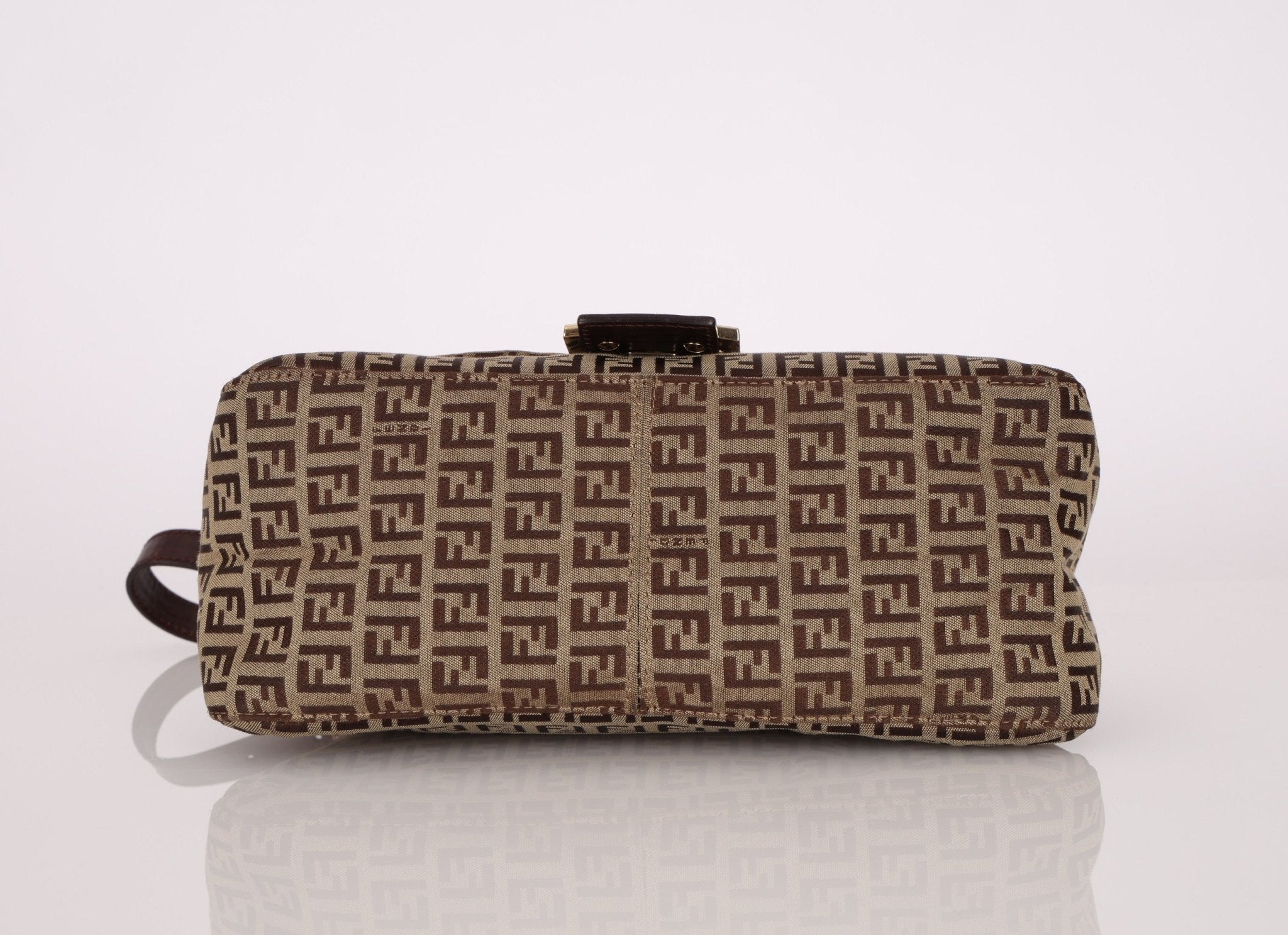 Rare Fendi Zucchino Mama Baguette GHW - FashioNica
