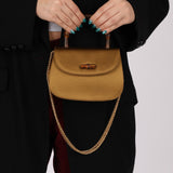 Rare Gucci 1947 Bamboo Mini Night Olive Satin Handle Bag - FashioNica