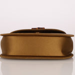 Rare Gucci 1947 Bamboo Mini Night Olive Satin Handle Bag - FashioNica
