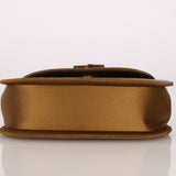 Rare Gucci 1947 Bamboo Mini Night Olive Satin Handle Bag - FashioNica