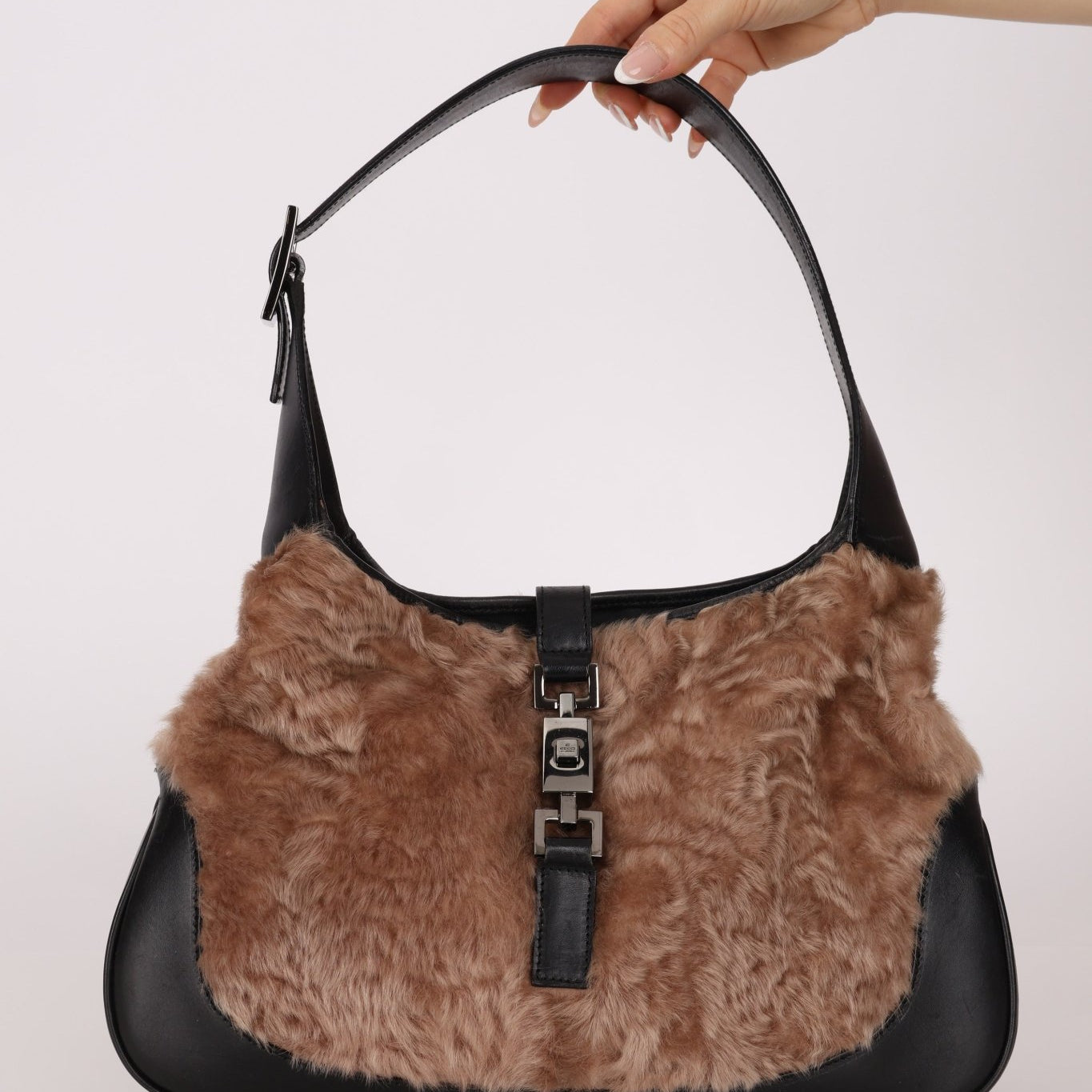 Rare Gucci Goat Fur Small Jackie - FashioNica