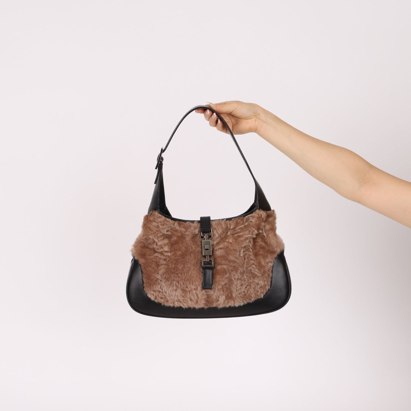 Rare Gucci Goat Fur Small Jackie - FashioNica