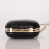 Rare Gucci Lizard Rounded Miniaudiere Clutch on Chain - FashioNica