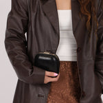 Rare Gucci Lizard Rounded Miniaudiere Clutch on Chain - FashioNica