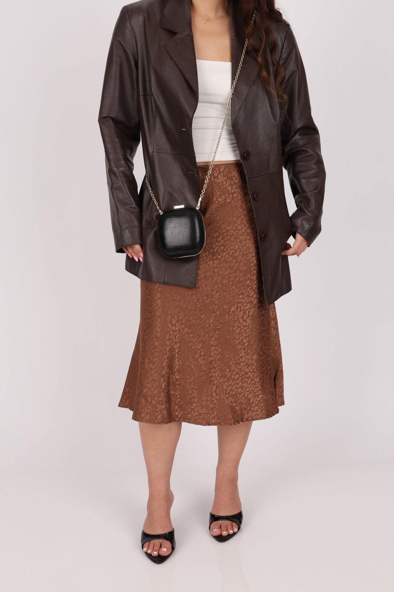 Rare Gucci Lizard Rounded Miniaudiere Clutch on Chain - FashioNica