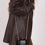 Rare Gucci Lizard Rounded Miniaudiere Clutch on Chain - FashioNica